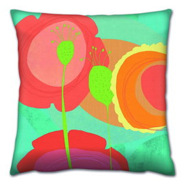 Aberto Design Cojín Multicolor 43 x 43 cm